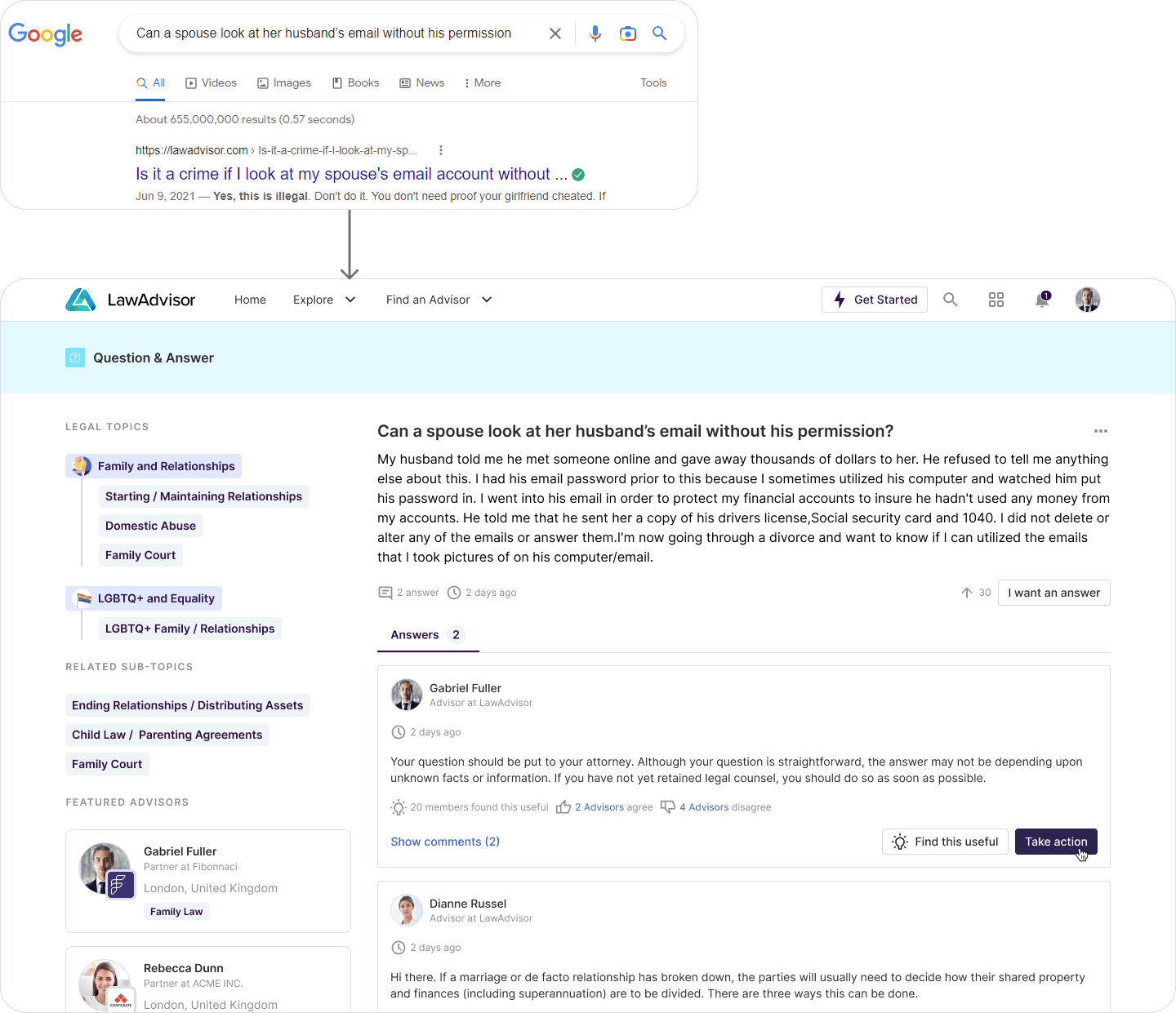Law Advisor - Solution 1
